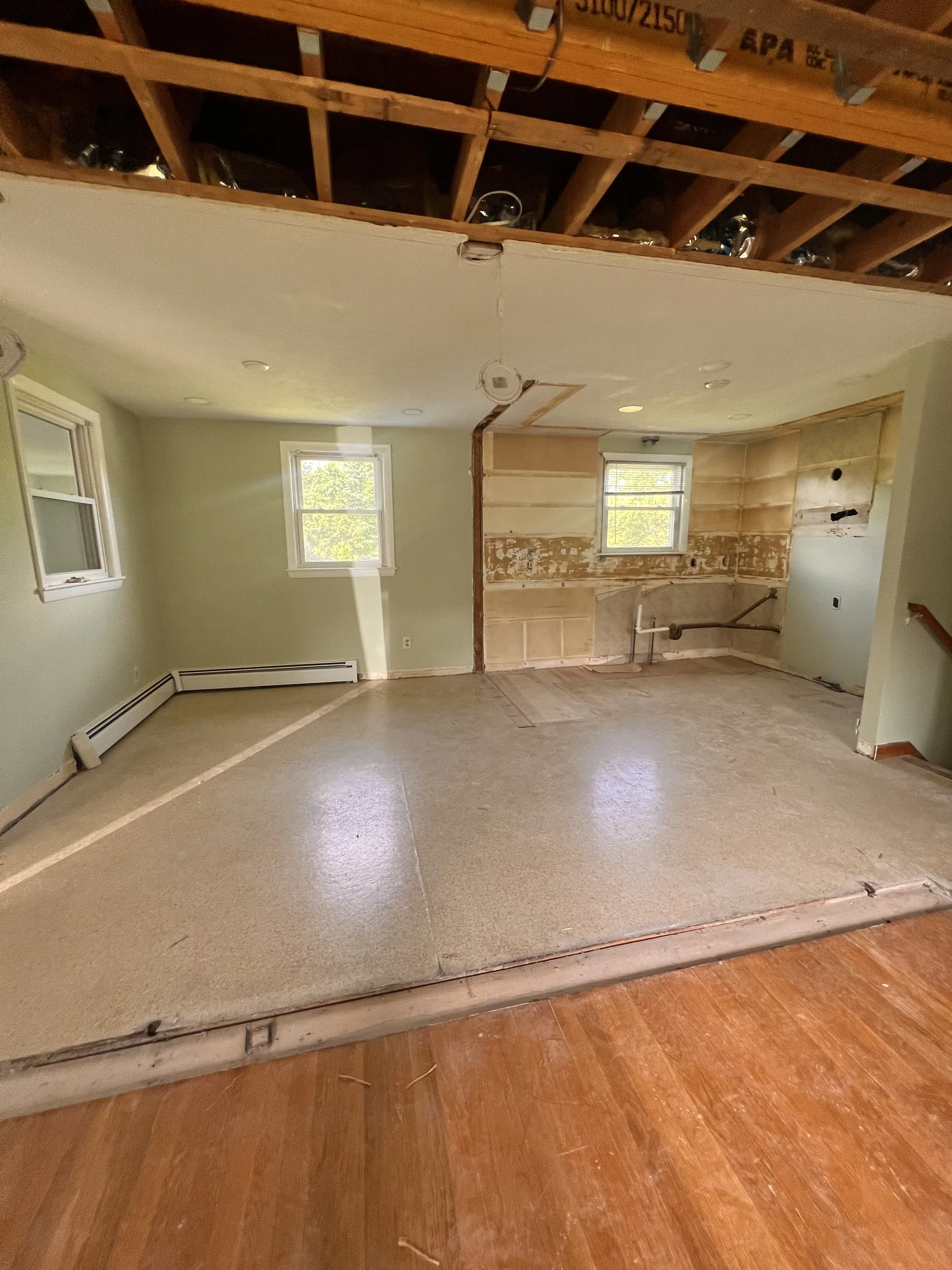 Kitchen Remodel during
