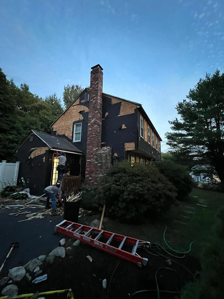 Siding Replacement before