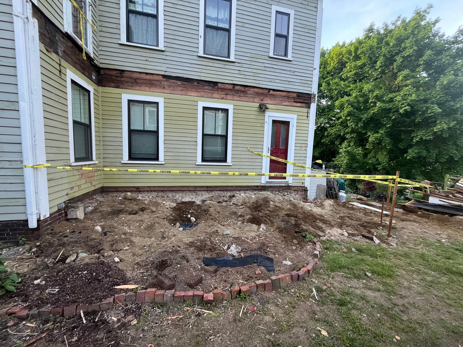 Front Porch Addition before